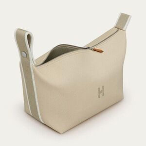 NWT AUTH Hermes Bride a Brac Case Large Model Toiletry Pouch Off White Gray GM